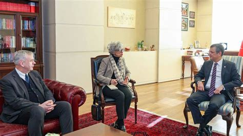 Almanya’nın Ankara Büyükelçisi Schulz’dan Özgür Özel’e ziyaret